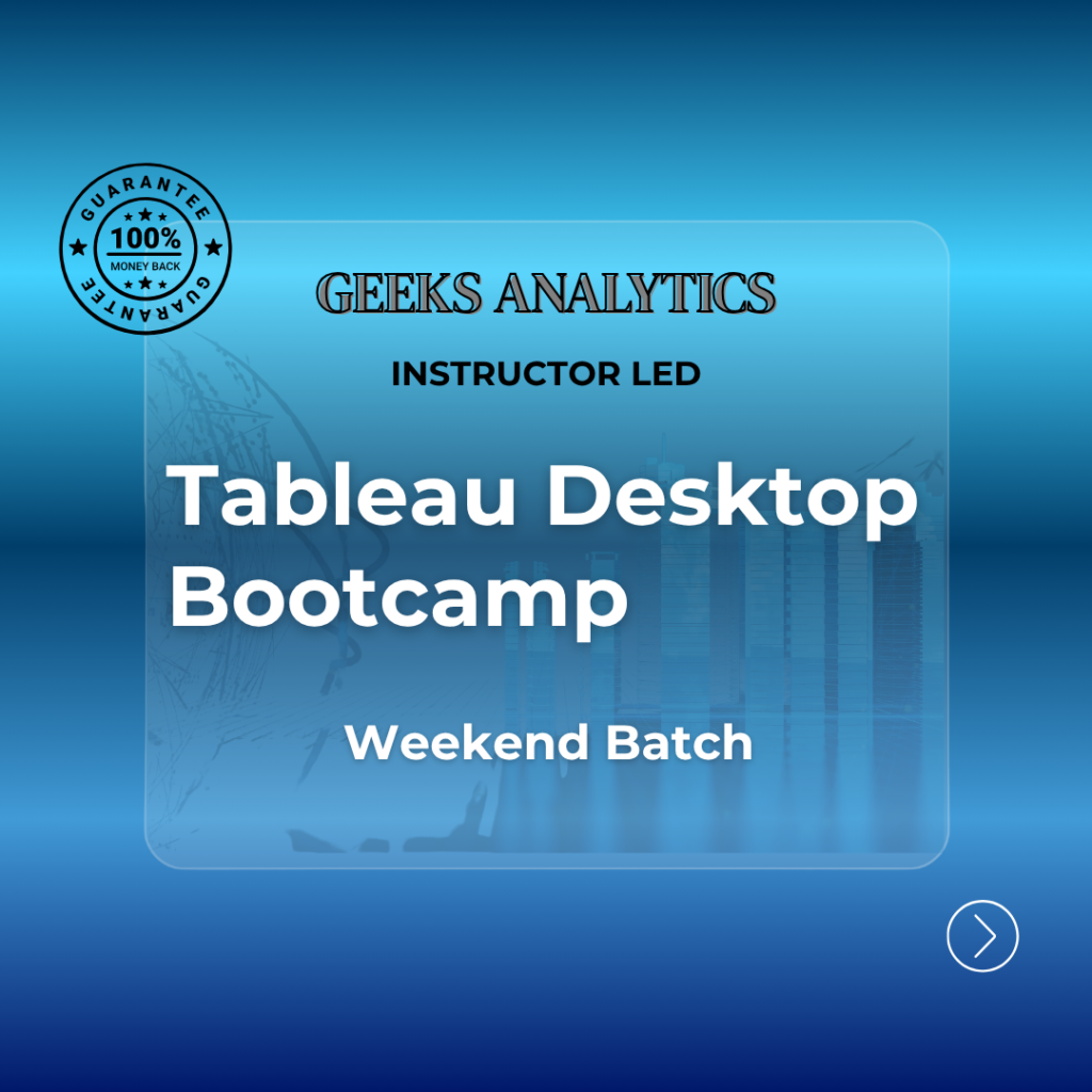 Beginner to Advanced: Data Visualisation using Tableau Desktop
